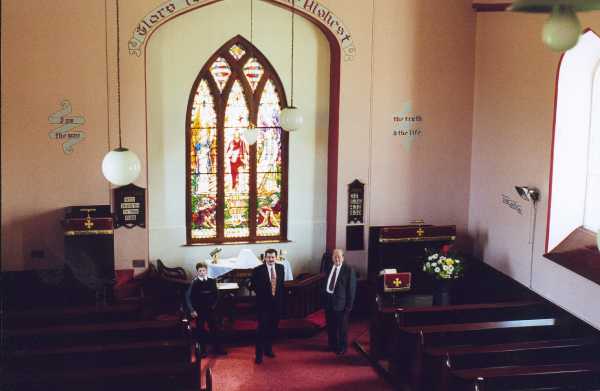 Interior view of Riverstown church